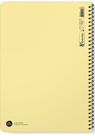 Keskin Color Hisli Şeyler Stickerlı Sp Defter A4 80 Yp Kareli Sıkıldım Artık 500514-99
