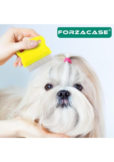 Forzacase Kedi ve Köpekler için Bit Pire Tüy Temizleme Tarağı Seti - FC039