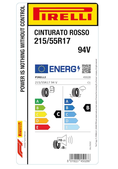 Pırellı 215/55R17 94v Cınturato Rosso Yaz Lastiği 2025