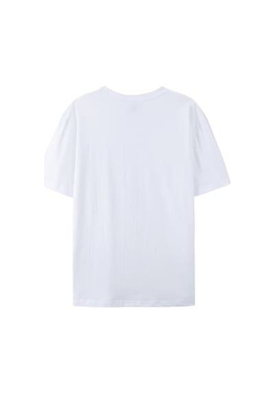 Uyguntarz Unisex Basic Model 5'll Tshirt Beyaz