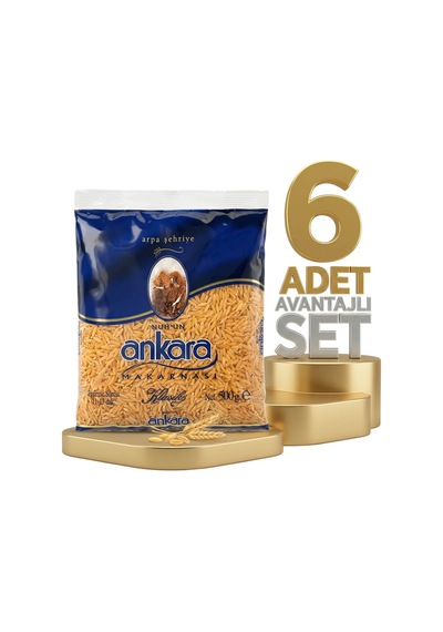 Ankara Arpa Şehriye Makarna 6x500 Gr