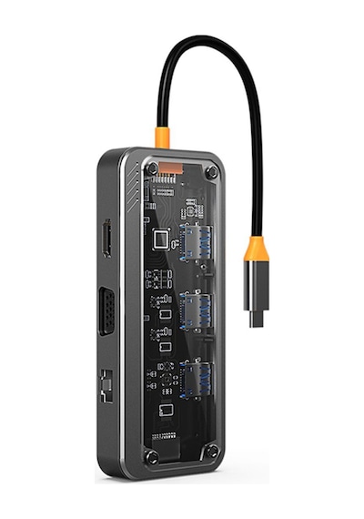 Skygo Zr663 Type-c 8 İn 1 Multı Functıonal Hub Statıon