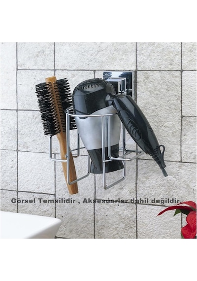 Tekno Tel Ef-262 Yapışkanlı Saç Kurutma Makinası Aparatı Krom