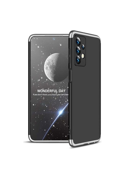 Galaxy A23 Kılıf Zore Ays Kapak Siyah-Gri