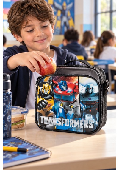 Transformers Optimus Prime Cybertron Beslenme Çantası Çocuk Okul Yemek Çantası 22x22x10 Cm Çok Renkli