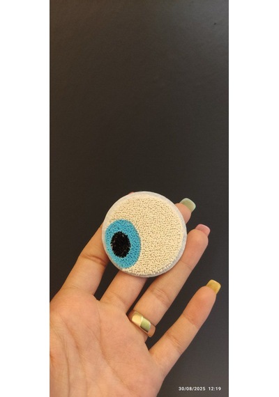 Ütü İle Yapışan Punch Dokuma Göz Arma Dikiş Aplike 5x5 Cm