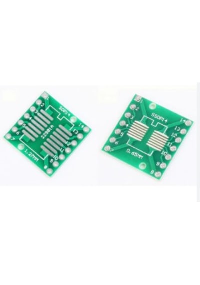 Sop14 0.65mm Ssop 1.27mm To Dıp14w Ic Adapter Converter Circuit Board