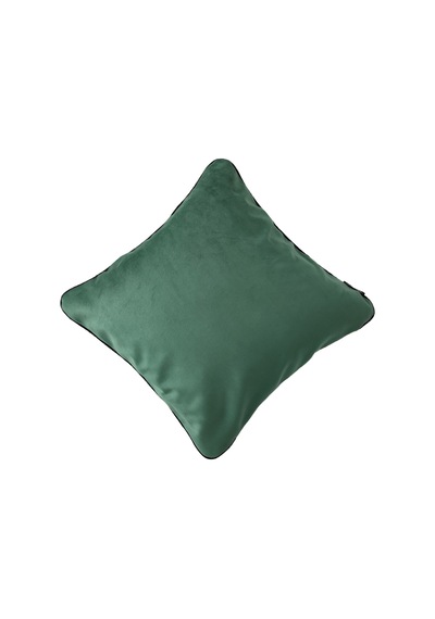 Biyeli Kırlent Yastık Kılıfı Zümrüt Yeşili 45x45