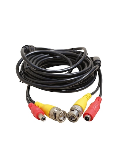Bnc-Bnc + Power Dişi-Erkek 20 Metre Hazır Kamera Kablosu