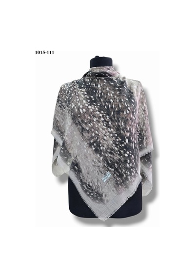 Dolce Cotton Dolce Cool Desenli Flamlı Pamuk Eşarp 1015-111 Çok Renkli