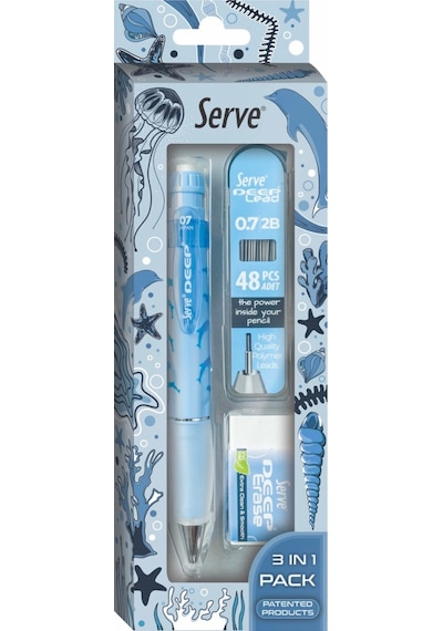 Serve Deep Doğa Serisi Okul Seti Gök Mavi