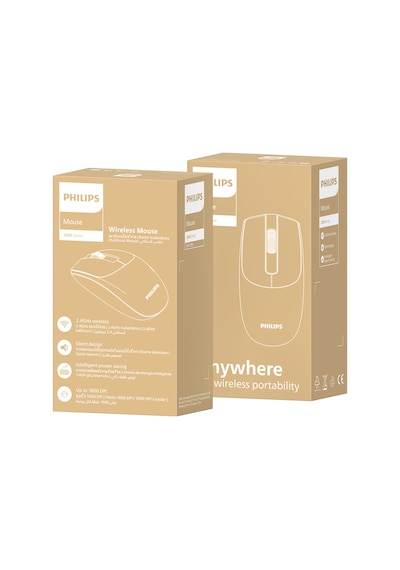 Philips SPK7398 Kablosuz 1600 DPI 3 Tuşlu Optik Sessiz Mouse