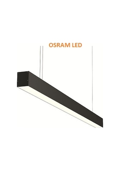 200 Cm Sarkıt Lineer Armatür Dekoratif Avize Profil Osram Led Diğer