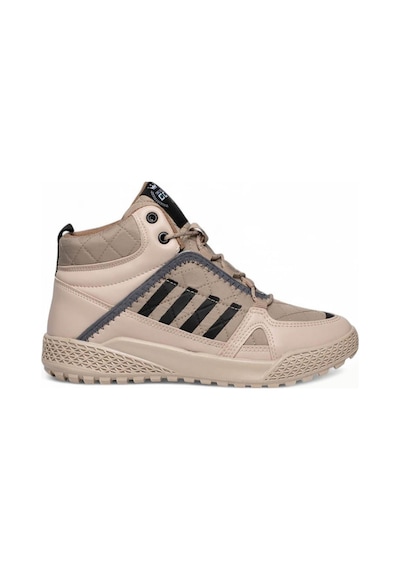 Celira Glc Bej Siyah Erkek Basket Sneaker Spor Ayakkabı Siyah