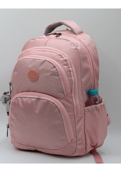 Özel Kumaş Pudra Unisex Okul Çantası 34600 Pembe
