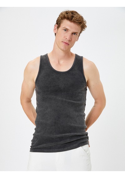 Koton Yıkamalı Atlet Bisiklet Yaka Slim Fit Kolsuz Antrasit 4wam30001hk 4WAM30001HK931 Koton Yıkamalı Atlet Bisiklet Yaka Slim Fit Kolsuz Antrasit 4wam30001hk 4WAM30001HK931