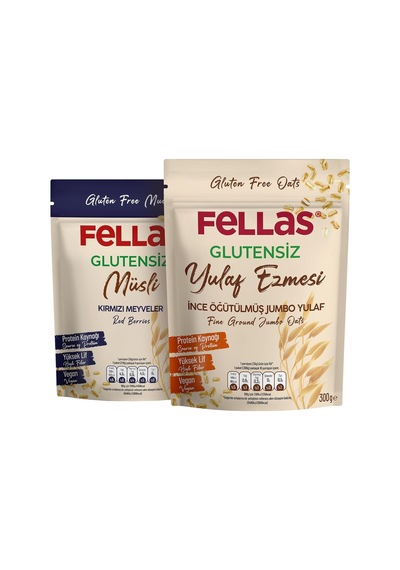 Glutensiz Kahvaltı İkilisi: Yulaf Ezmesi & Müsli 300g+270g