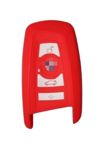 Bmw Uyumlu Silikon Kılıf F30 F20 F10 - 4 Buton Smart Kırmızı Renk