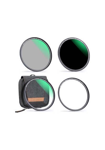 K&F Nano-X MRC ND1000 77 MM Magnetic Filtre Set - Nd1000 + Cpl + Uv + Çanta