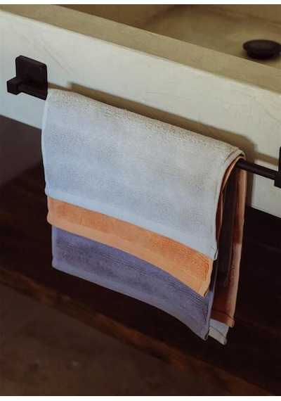 Fine Cotton Gri El Havlusu 50x30 Cm Gri