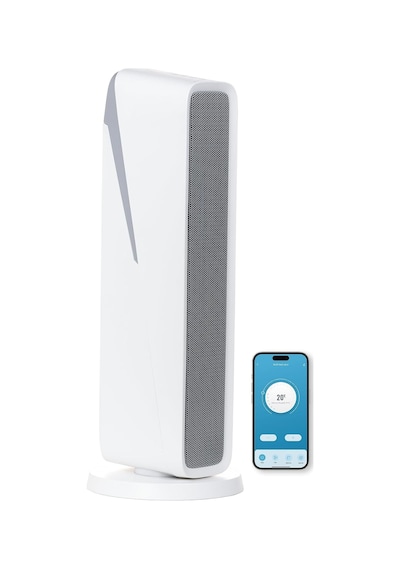 Tr Fanlı Isıtıcı 2000w Akıllı Isıtıcı Wi-fi Mobil Kontrollü Kule Tipi Ptc Seramik Çocuk Kilidi Ve Devrilme Ko