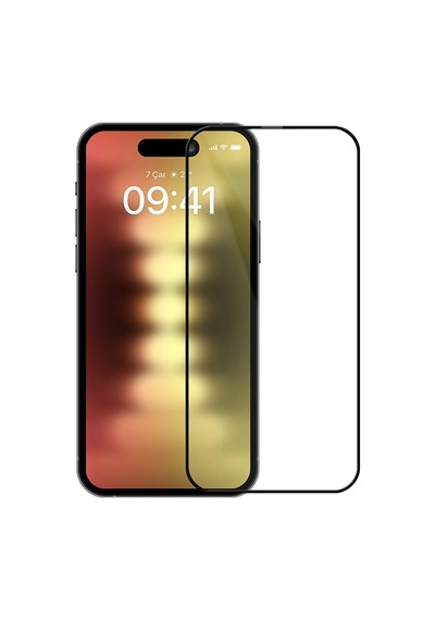 Linktech Apple iPhone 15 Pro Uyumlu Temperli 5d Pro Cam Ekran Koruyucu
