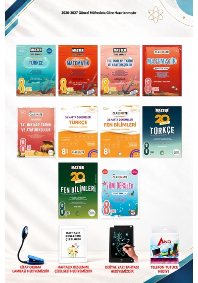 2026-2027 Okyanus Yayınları 8. Sınıf Lgs Hazırlık 10 Kitaplık Muhteşem Set - 1. Seçki