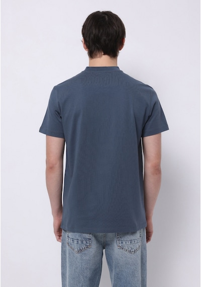 Colin's Colins Regular Fit Yuvarlak Yaka Düz Erkek Mavi Kısa Kol Tişört Cl1077189 Q1.v1 Inv Indigo