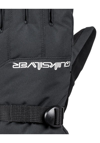 4Riders Quiksilver Mission Glove Erkek Eldiveni, Siyah, Beden M