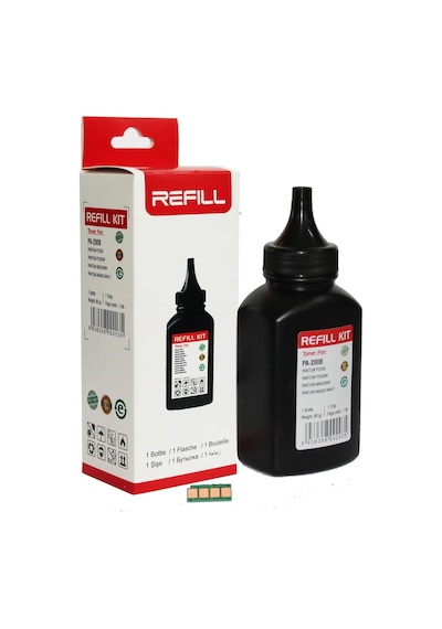 Fast Pantum Pa200b Refill-pa210-p2500-m6600 Toz+çip Toner Dolum Kiti Tekli