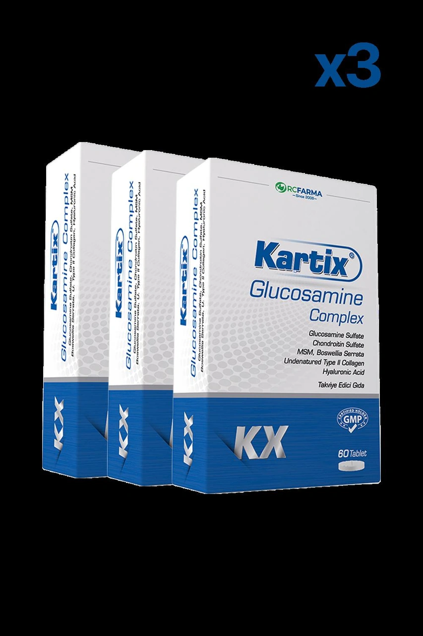 Kartix Glukozamin Complex Takviye Edici Gıda 3 x 60 Tablet