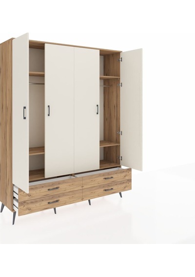 Hyperion Gardrop 6 Raflı 4 Çekmeceli 2 Askılı 176x44x221 Çam-aytaşı/çam Aytaşı/çam Hyperion Gardrop 6 Raflı 4 Çekmeceli 2 Askılı 176x44x221 Çam-aytaşı/çam Aytaşı/çam
