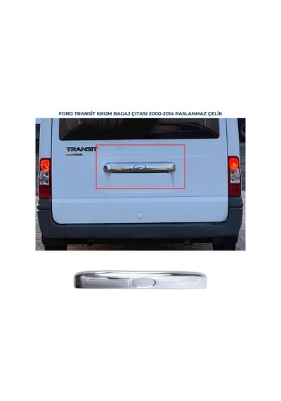 Ebal Otomotiv Ford Transit Krom Bagaj Çıtası 2003 Üzeri P. Çelik