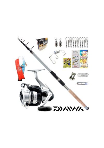 Strikeforce 2500 B Remixon Carbo-x 270cm 60-120gr Kıyı Tele Spin Olta Takımı Seti