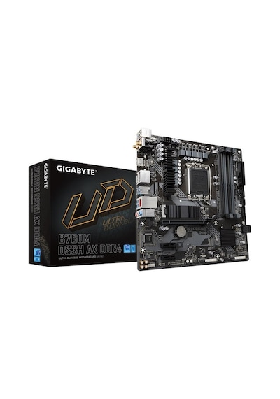 Gigabyte B760M DS3H AX D4 Intel B760 5333 MHz DDR4 LGA 1700 Mikro ATX Anakart