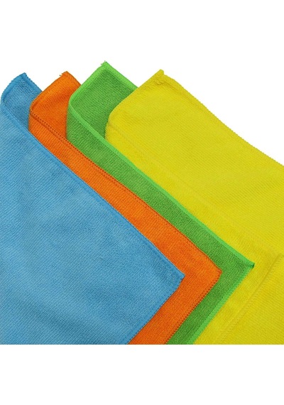 Tr 12 Adet Mikrofiber Bez Genel Temizlik Bezi Çok Amaçlı Toz Bezi
