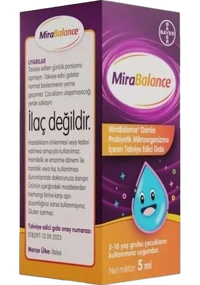 Bayer Mirabalance Probiyotik Damla 5 Ml