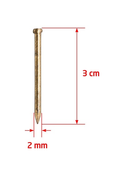 Çelik Beton Çivisi Sarı 2x30 Mm 100'lü Paket