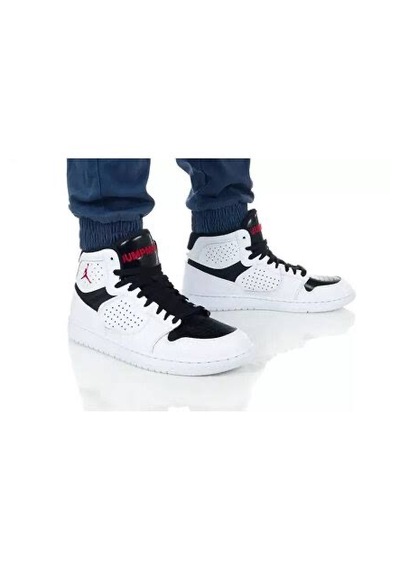 Nike Jordan Access Basketbol Ayakkabısı Beyaz Siyah