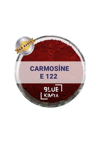 Blue Kimya Lake Carmoisine Vişne Kırmızısı E122 Yağ Bazlı Toz Gıda Boyası 250 G