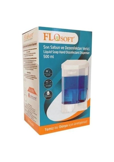 Plastik Büyük Şeffaf Sıvı Sabunluk 1000 Ml. Royaleks-f086 12 Izgara