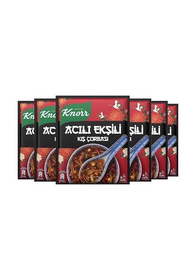 Knorr Acılı Ekşili Kış Çorbası 6 x 74 G