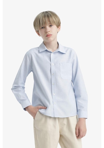 Defacto Erkek Çocuk Okula Dönüş Regular Fit Polo Yaka Oxford Uzun Kollu Gömlek F3268a825aube793 Mavi Defacto Erkek Çocuk Okula Dönüş Regular Fit Polo Yaka Oxford Uzun Kollu Gömlek F3268a825aube793 Mavi