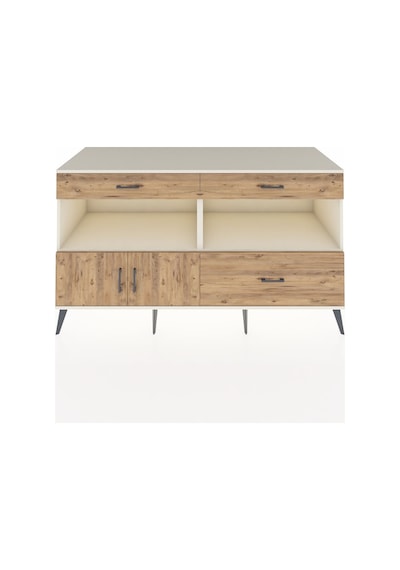 Kronos Konsol 2 Raflı 3 Çekmeceli 2 Kapaklı 176x59x99 Aytaşı-çam Aytaşı-çam