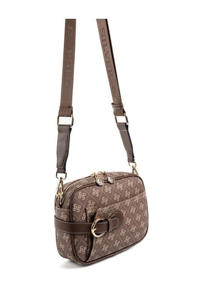 Silver Polo Sp1256 Kadın Çapraz Çanta Monogram Kahve-kahve