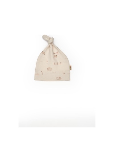 Babycosy Organic Wear Bebek 3'lü Şapka %100 Organic Pamuk - Yenidoğan Serisi - Csy8192 Krem