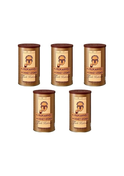 Kurukahveci Mehmet Efendi Türk Kahvesi Teneke 5 x 500 G