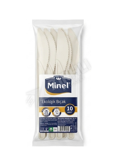 2 Adet Minel Ekolojik Bıçak Çok Renkli