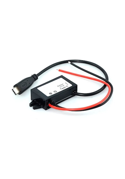 12.2v / 24v To Type-c 5v 3a Modül F35j5v3a 30cm Usb Kablolu Su Geçirmez Şarj Telefon Araba