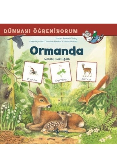 Ormanda Resimli Sözlüğüm-Dünyayı Öğreniyorum - Barbel Oftring - İş Bankası Kültür Yayınları